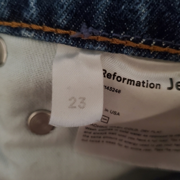 Reformation Stevie Ultra High Rise Jeans in Sydney Wash - Picture 11 of 12